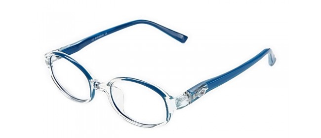 Topmodische Kinderbrille in Blau-Weiß