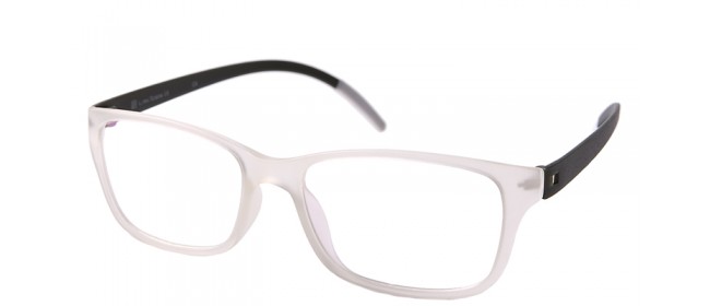 Retro Gleitsichtbrille Vollrand Schwarz-Weiß 