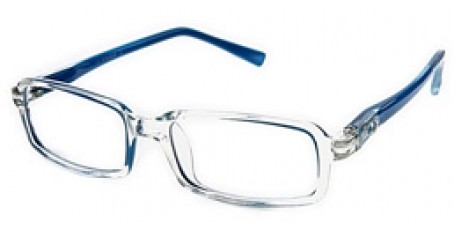 Damenbrille Brillengestell Weiß Eckig Silberdetails Plastik Brillenfassung Optik 
