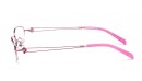 Halbrand Brillenmodell in Pink