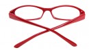 Damen Retro Brille - toller Rot Ton