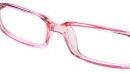 Pinkfarbene Kinderbrille mit Federscharnier