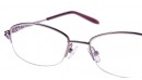 Halbrand Gleitsichtbrille aus Metall in Pink 