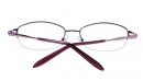 Halbrand Gleitsichtbrille aus Metall in Pink 