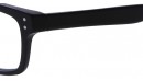 Große Nerd-Gleitsichbrille aus Kunststoff in Schwarz 