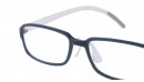 Farblich schön abgestimmte Unisex Nerdbrille in Blau-schwarz. Auswechselbare Bügel! 