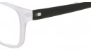 Nerd-Vollrandbrille in Schwarz-weiß 