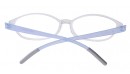Nerd-Vollrandbrille in Schwarz-blau 
