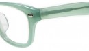 Mittelgroße grüne Gleitsichtbrille aus Kunststoff - dickerer Rahmen
