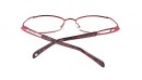 Brille in einer tollen rot & schwarz Farbkombination