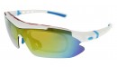 Sportbrille SP0890 in Weiß Blau Vorschaubild 1