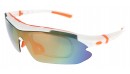 Sportbrille SP0890 in Weiß Orange Vorschaubild 1