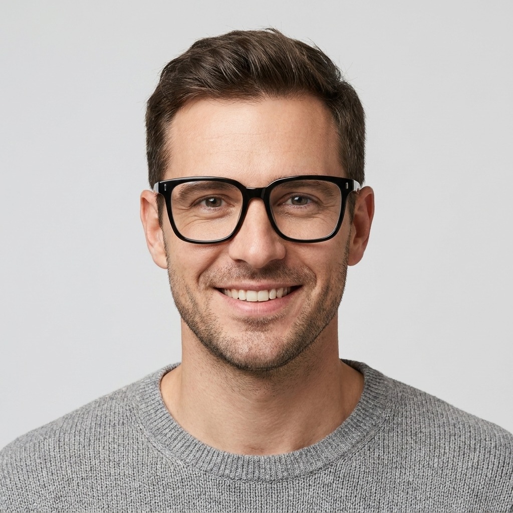 Mann trägt Oskar in Schwarz