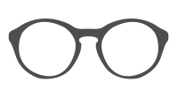 Grafik runde Brille