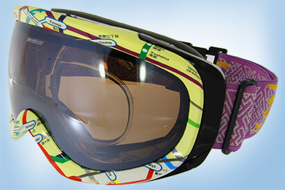 Ravs  Skibrille Snowboardbrille  alpine Sportbrille  auch für  Brillenträger 